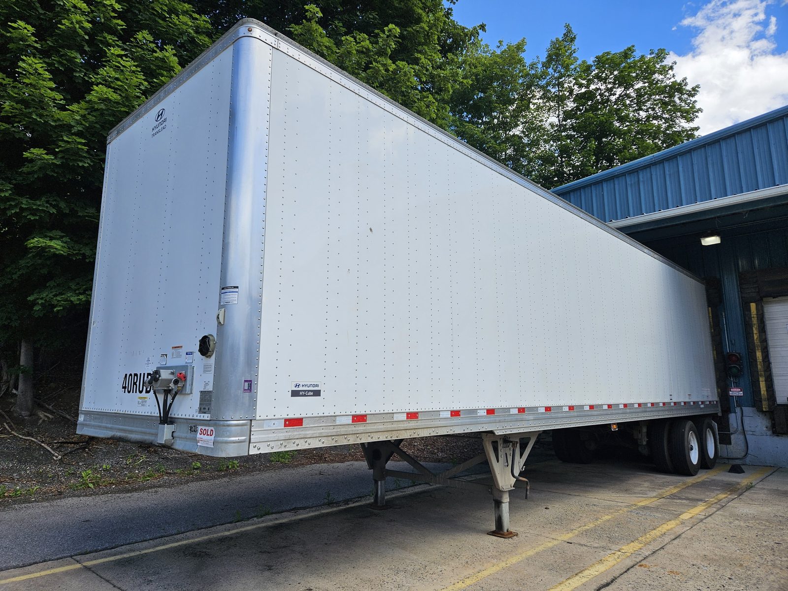 2024 Hyundai Translead HY-Cube VC2400152-AJRS 40ft Dry Van Trailer — VIN 3H3V402K4RJ482219
